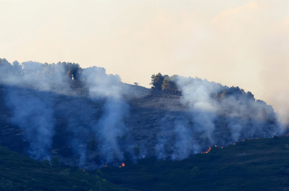 El incendio de Tírig, en Castellón, alcanza las 684 hectáreas con un perímetro de 19 kilómetros, según Europa Press